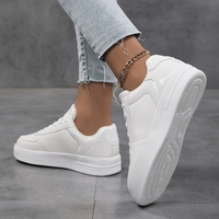 Best-seller Nouveau Style Femmes Chaussures Noires Marche Style Baskets Décontractées pour Femme