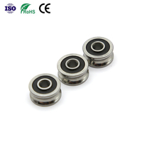 Roulement à billes à gorge profonde prix usine SG10 RS 2rs roulements non Standard joints en caoutchouc noir roulement en acier inoxydable acier chromé