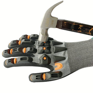 Gants d'impact pour champs pétrolifères bon marché Gants <span class=keywords><strong>Mechanix</strong></span> Gants de sécurité pour chantiers miniers 7 jours Finition sableuse en nitrile - Product Image 1