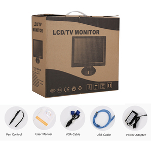 OEM Monitor LCD multitáctil resistivo de 12 pulgadas Relación de aspecto 4:3 Interfaz USB Nuevo a prueba de agua - Product Image 6