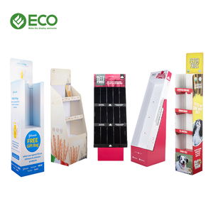 Présentoir en carton recyclable et portable, personnalisé, avec surface vernie, logo sur mesure et services OEM/ODM pour les magasins de sandales de plage - Product Image 6