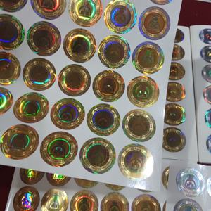 Autocollants holographiques à gratter faciles à détruire avec code QR - Product Image 5