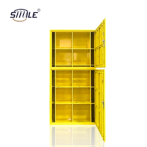 CHNSMILE Contenedor de Acero con 10 Puertas, Tipo Taquilla, Independiente, Antirrobo, Ecológico, Certificado ISO9001, Buzón Postal <span class=keywords><strong>Amarillo</strong></span> para Exterior - Product Image 3