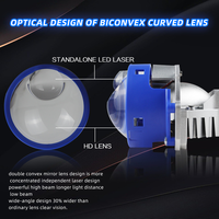 HYNBYZJ-Lentille de projecteur laser bi-led non destructive 3 pouces Faro LED Luz Proyector Turboes, phare à double laser billed pour voiture