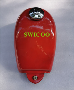 Réservoir de carburant rouge SWICOO pour <span class=keywords><strong>moto</strong></span>, en métal laqué brillant, idéal pour la restauration de <span class=keywords><strong>mini</strong></span>-motos vintage - Product Image 6