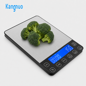 professional Blue Backlit LCD <b>Timer</b> Tare PCS Unit <b>Switch</b> stainless steel food digital scale weighing kitchen scale - Product Image 1