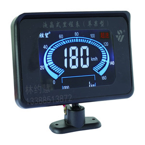 Odómetro digital LCD Hanwen de 180 km/h, velocímetro para camiones, minivans, pantalla LED universal, panel de instrumentos para automóvil - Product Image 1