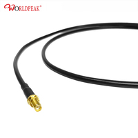 Câble de raccordement SMA mâle vers SMA femelle 1m pour boîtier de module RF, assemblage flexible à faible perte LMR200
