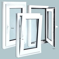 DAIYA fenêtre en aluminium pour toilette avec inclinaison et rotation