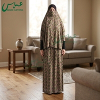 Magnifique robe décontractée ample à fleurs multicolores pour femmes musulmanes, style Dubaï, Kaftan turc, vêtement islamique modeste, taille unique, polyester