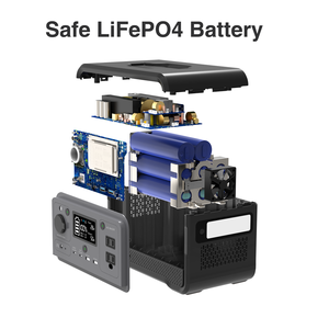 Station d'alimentation portable LiFePO4 pour l'extérieur, générateur solaire 350W 297.6WH, charge rapide, station d'alimentation portable - Product Image 5