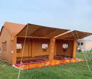 Venta al por mayor 3*3M 4*6M 5*6M Oriente Medio Arabia Saudita Proveedores Tienda de aire Inflable Camping Tienda al aire libre Tienda inflable impermeable