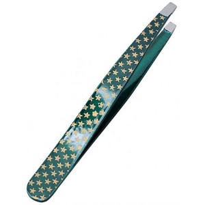 Pinzas para Cejas de Acero Inoxidable Raayin Impex de Color Negro Perfecto, Punta Inclinada, Agarre Perfecto, Pinzas para Pestañas, Logotipo Personalizado, Venta al por Mayor - Product Image 2