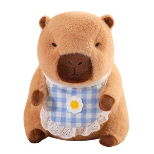 Mignon Capybara Cub poupée en peluche bavoir cochon d'inde poupée enfants oreiller poupée de chiffon - Product Image 5