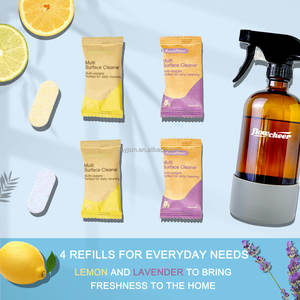 Eco-Friendly All-Purpose Cleaner Kit Vegan <strong>Formula</strong> with Solid Multifunction Cleaning Tablets Sets - Product Image 3