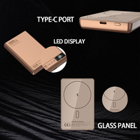 Powerbank portable haute capacité 10000mAh Ulter Thin PD 22.5W avec affichage LED Banques d'alimentation sans fil magnétiques
