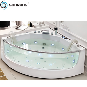 <span class=keywords><strong>Baignoire</strong></span> de luxe pour spa, bain à remous et hydromassage, <span class=keywords><strong>baignoire</strong></span> d'angle avec verre, <span class=keywords><strong>baignoire</strong></span> à remous multifonctionnelle en acrylique - Product Image 3
