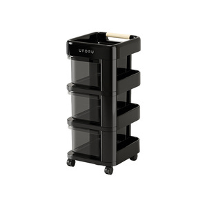 Uforu Storage <b>Trolley</b> 4 Layers With Wheels For Bedroom Living Room Makeup Snacks Organization - Product Image 3