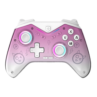 Control Inalámbrico BT para Juegos con Batería Integrada de 600 mAh, Panel Magnético RGB, Autoprogramable para Switch, Steam y Consolas de Juegos