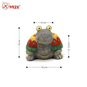 Schildpad Dier Cement Beton Hars Plant Tuin Creative Bloempot Siliconen Mal - Product Image 4