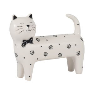 Moderna Statuetta di Gatto Margherita in Ceramica, Ornamento Decorativo per Casa, Bagno, Ufficio, Soggiorno - Product Image 2