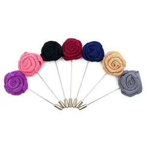 Brooches Hijab Women Fabric Fancy Luxury Designer Brooches And Pins Pins