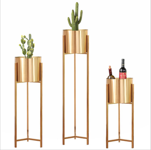 Soporte para Macetas de Hierro Forjado de Estilo <span class=keywords><strong>Moderno</strong></span> de Mediados de Siglo, Exhibidor de Jarrones de Mesa para Interiores, Soporte de Metal para Macetas al por Mayor - Product Image 6
