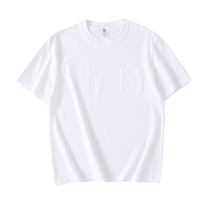 블랭크 홀세일 스트리트웨어 포켓 티셔츠 100% 코튼 남성 베이직 캐주얼 티셔츠 커스터마이징 - Product Image 4