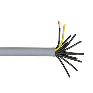 NH KVVRP 450/750V PVC insulated PVC sheathed braided shielding control flexible cable