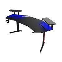 Table de jeu de grande taille avec technologie RGB, vente en gros en Chine, bureau de jeu avec LED, 2023
