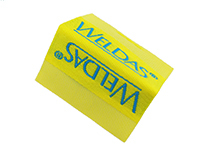 Etiquetas de cuidado de letras de etiqueta de corte recto personalizadas de fábrica para etiquetas tejidas de Camiseta 100% algodón para ropa de alta densidad - Product Image 2