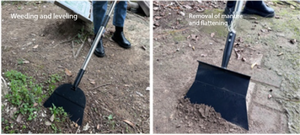 Pelle <span class=keywords><strong>de</strong></span> nettoyage multifonctionnelle robuste - Manche télescopique <span class=keywords><strong>de</strong></span> 137 cm - Grattoir à neige et à glace pour allée et <span class=keywords><strong>jardin</strong></span> - Product Image 5