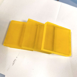 Material sin cortar áspero YAG granate de aluminio de itrio sintético de color amarillo fluorescente - Product Image 4