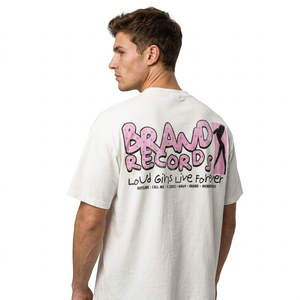 Custom Branding Regular Fit Short Sleeve T-Shirt <b>Men</b> Formal <b>Turtleneck</b> Collar Silk Screen Printed Eco-Friendly 100% Cotton - Product Image 6