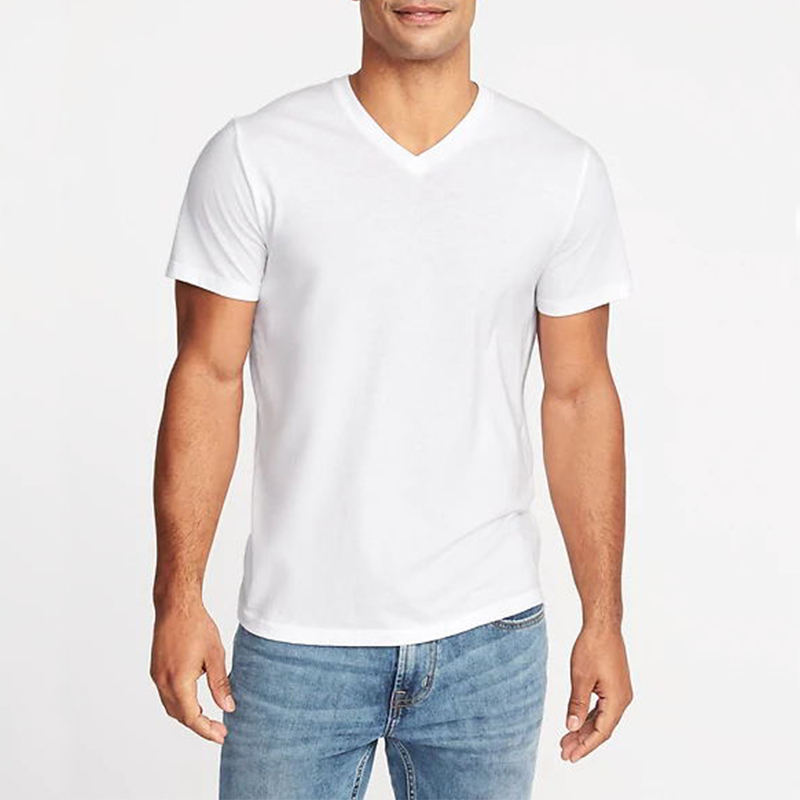 camisetas cuello v hombre