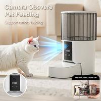 Nouveauté : Distributeur automatique de nourriture pour chat 4L, durable, moderne, avec minuterie, WiFi 2.4G, alimentation intelligente avec application