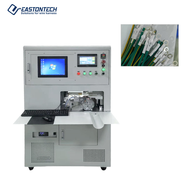 Eastontech Ew-1920+L Shrink Tube Printing Inserting Shrinking Machine Wire Shrink Tube Marking and Heat Shrinking Machine