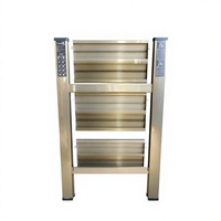 Escabeau pliant 4 marches en aluminium léger, avec marches larges antidérapantes dorées, pour une sécurité améliorée, idéal pour entrepôt, extérieur et escalier de parc