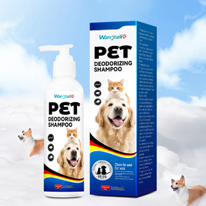 Shampooing Désodorisant Wangtailin 220ml pour Chiens et Chats - Protection 24H, Répulsif <span class=keywords><strong>Anti</strong></span>-Puces et Tiques - Formule Douce à Base de Plantes pour Soins des Animaux - Product Image 4