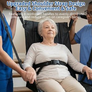 Cinturón de transferencia para pacientes, eslinga de transferencia para silla de ruedas, dispositivo de asistencia para levantar a personas mayores y discapacitadas - Product Image 5