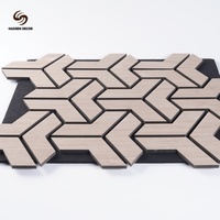 Panneaux muraux acoustiques Akupanel en bois à lattes, panneaux de plafond insonorisants pour usage intérieur, directement de l'usine