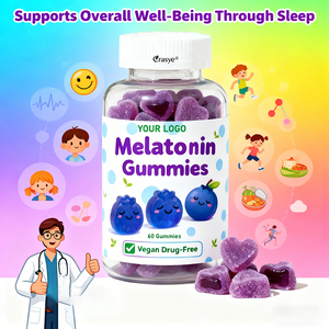 Gomitas de Melatonina para Niños y <span class=keywords><strong>Adolescentes</strong></span>, Venta Caliente <span class=keywords><strong>en</strong></span> EE. UU. y la UE, OEM/ODM, con 1 mg de Melatonina, Vitaminas para Dormir que Apoyan los Ciclos Naturales del Sueño - Product Image 4
