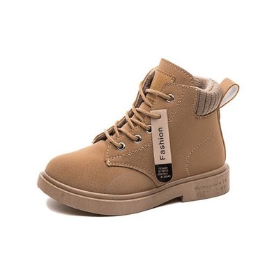 Мода хорошего качества по оптовой цене, на шнуровке, для маленьких мальчиков и девочек зимние детские ботинки