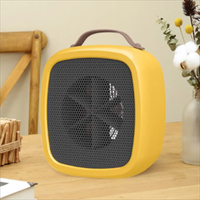 Chauffe-ventilateur de bureau portable électrique 500W PTC, mini, 2 niveaux de chauffage, pour intérieur et voiture - Offre Spéciale