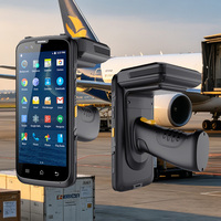 Lector RFID UHF Inalámbrico Magnético Portátil OEM, Lector de Tarjetas RFID UHF de Largo Alcance, Escáner PDA con Sistema Operativo Android y Bluetooth