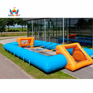 Terrains de football gonflables en gros pour les événements d'été des enfants, les plaisirs de l'arrière-cour, les carnavals scolaires et les foires sur le thème du football - Product Image 4