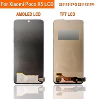Hochwertige OLED- und TFT-Handy-LCDs für Xiaomi Poco X5 5G/Redmi Note 12 5G 22111317PG Display-Touchscreen-Baugruppe.