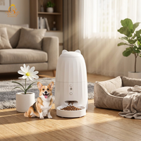 Distributeur automatique intelligent de nourriture pour chat EUR PET Pet Shop Products, trois repas par jour, minuterie, distributeur automatique de nourriture sèche pour chat avec application WiFi