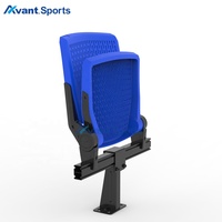 Avant Sports Chaise de stade pliante Vip Gradins Sièges d'événement Système de sièges d'arène Tip-Up HDPE Siège d'audience en tribune extérieure