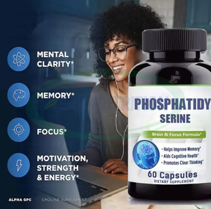 Cápsulas de Fosfatidilserina Alpha Brain de Marca Propia ASAP, Suplementos de 500 mg de Fosfatidilserina - Product Image 3